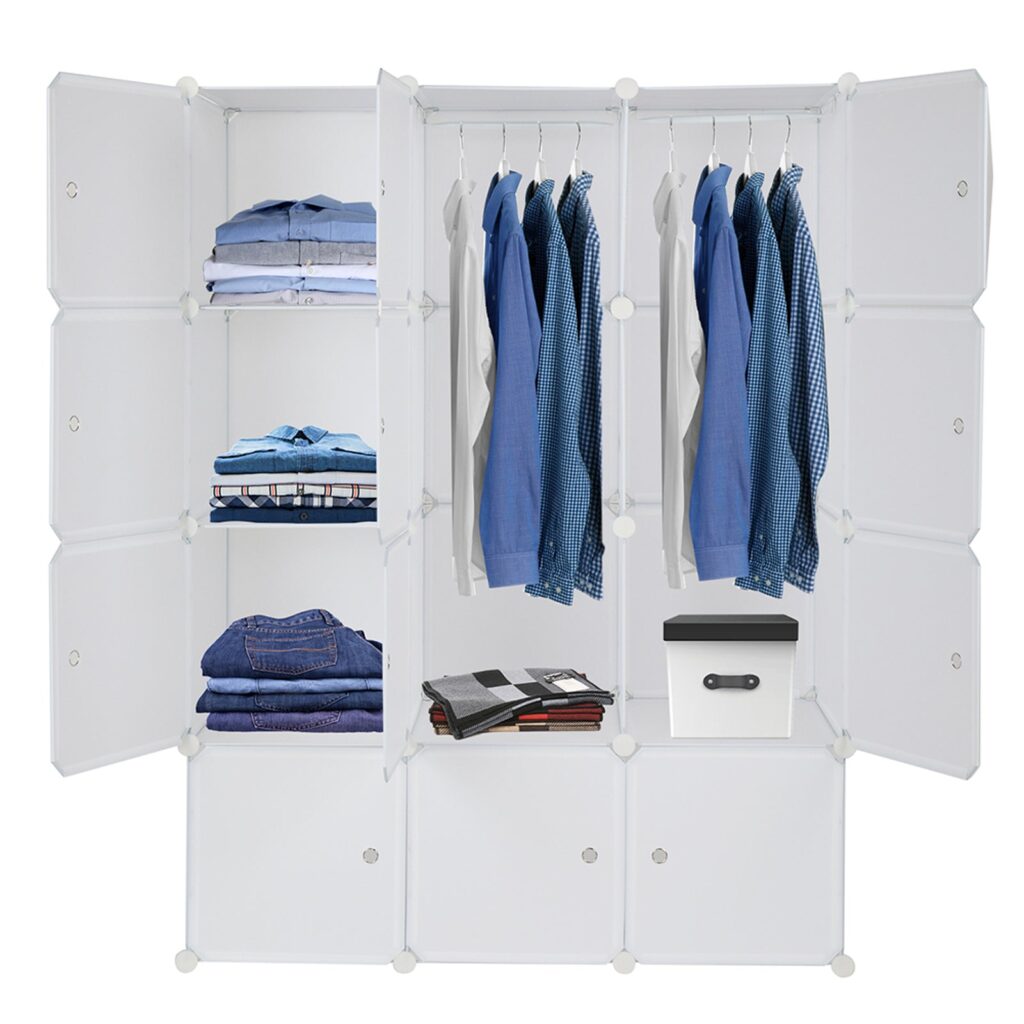 Make your home more tidy and orderly! 12-grid plastic modular storage cabinet recommendation